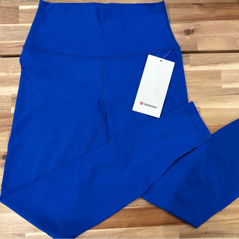 Lululemon Align High-Rise Pant 28” SIZE 6 in Cerulean Blue color